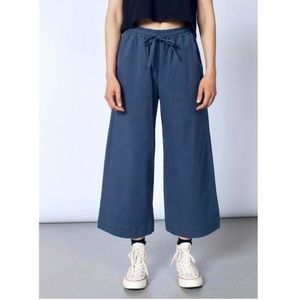 Wildfang Blue Wide Leg Pants